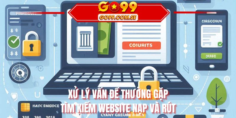 Xử lý vấn đề thường gặp tìm kiếm website nạp và rút